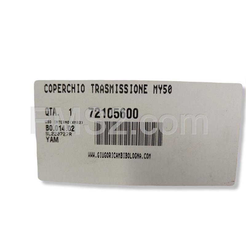 coperchio trasmissione carter my50 (Malaguti), ricambio 72105600