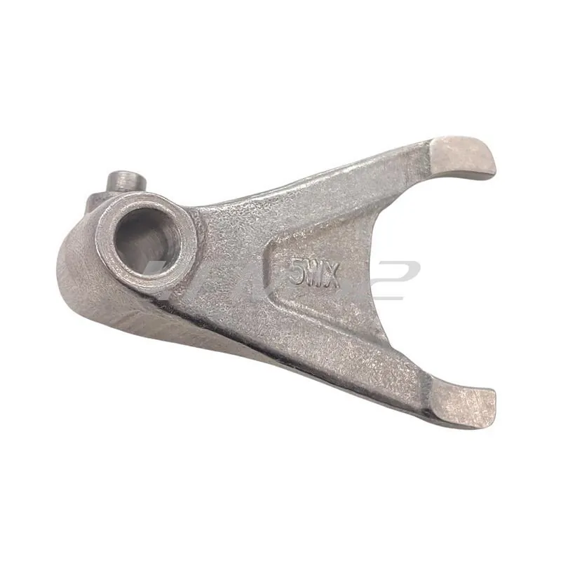 Forchetta 2 cambio motore AM6 completa di perno cromato originale Malaguti, ricambio 73301200