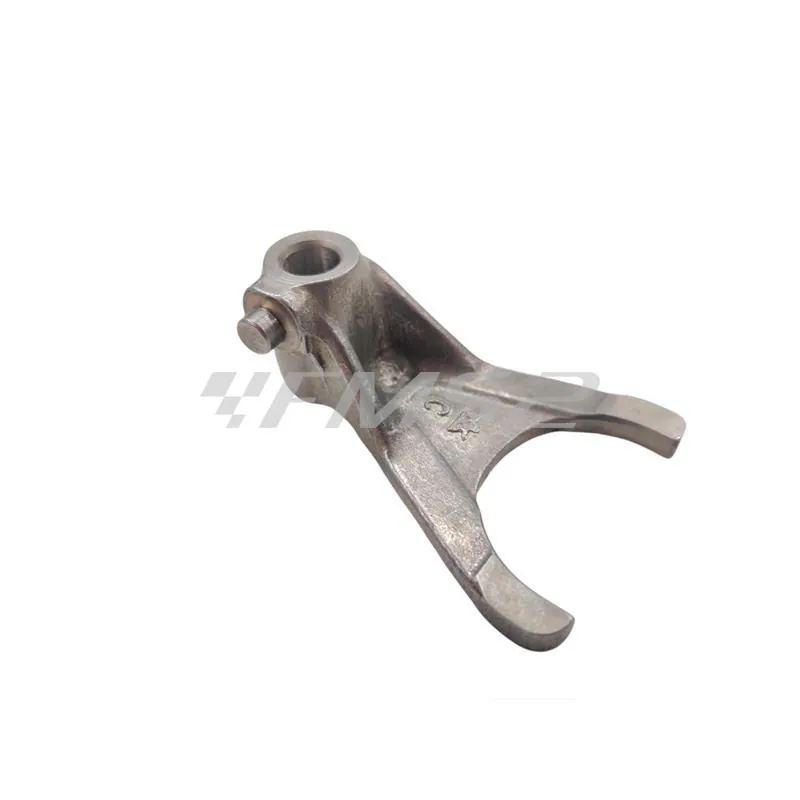 Forchetta 2 cambio motore AM6 completa di perno cromato originale Malaguti, ricambio 73301200