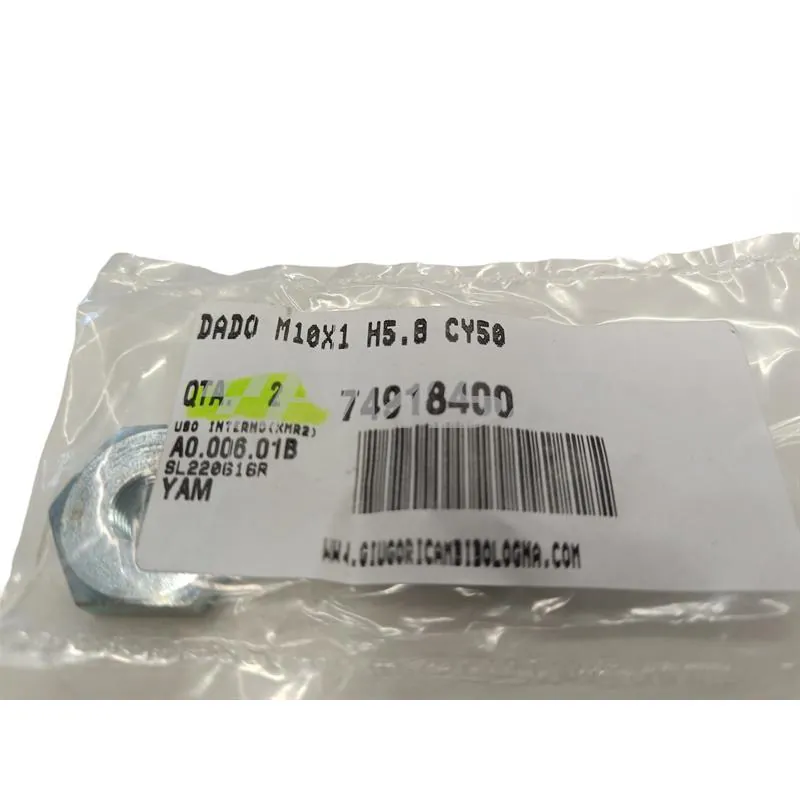 74918400 Dado M10x1 h5.8 cy50 (Malaguti)