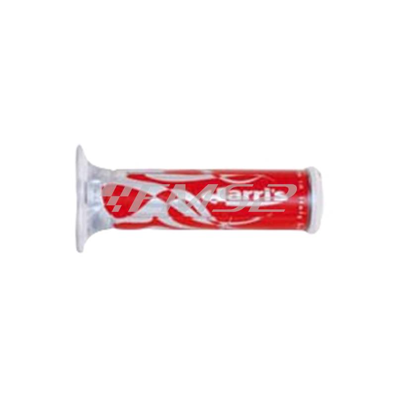 Manopole harrìs chrome rosso (Mentasti Ariete), ricambio 01684CR