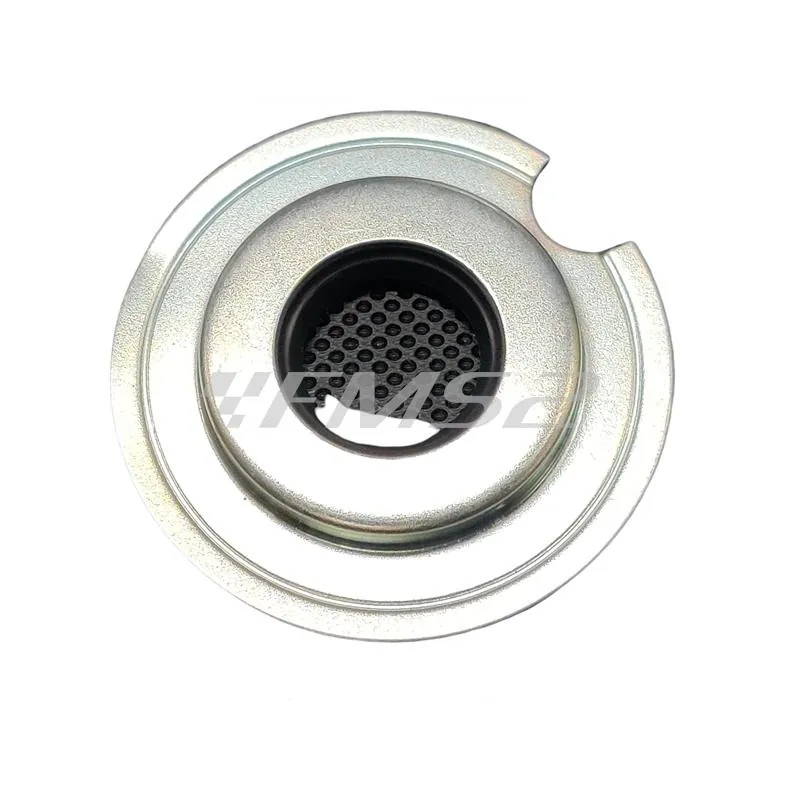 01898A Paraolio Ariete 20x40x6 flangiato 60 mm con tacca rotonda per motore Piaggio vespa old model lato volano