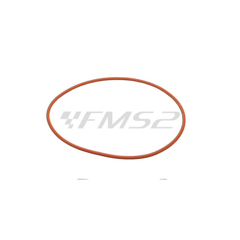 Anello o-ring in silicone rosso con dimensione 63,22 x 1,78 mm per testa e cilindro Malossi con diametro 57,5 mm (115 cc) e diametro 61,0 mm (175 cc), ricambio 067874B