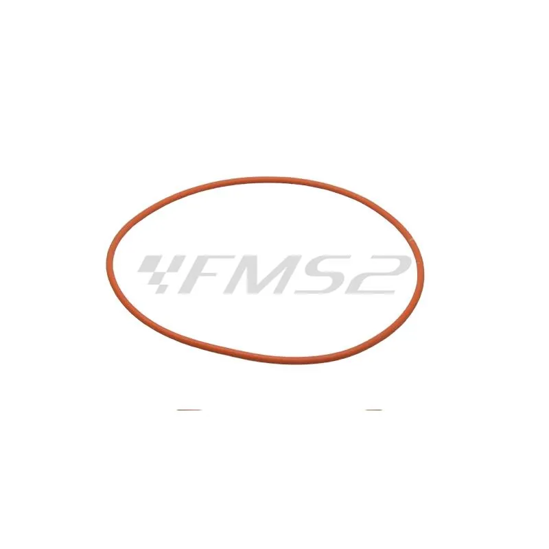Anello o-ring in silicone rosso con dimensione 63,22 x 1,78 mm per testa e cilindro Malossi con diametro 57,5 mm (115 cc) e diametro 61,0 mm (175 cc), ricambio 067874B