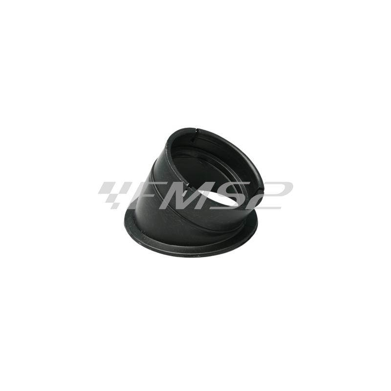 Porta gomma in plastica per fissare il soffietto aspirazione al carburatore dell'orto PHBH 30 sulla Piaggio Vespa PX 125, 150, 200 cc con collettore modificato, ricambio 0815549B