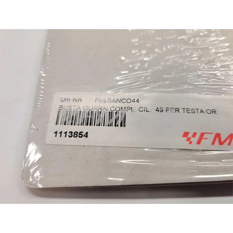 1113854 Guarnizioni kit cilindro malossi diametro 49 mm 4 tempi per testa originale motore Piaggio