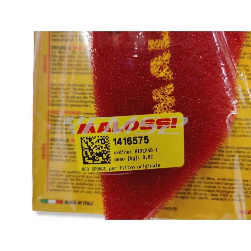 Red sponge per filtro originale, ricambio 1416575