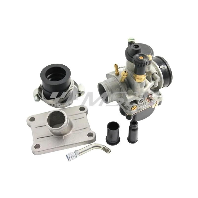 Impianto alimentazione phbg 21 bs dell'orto by Malossi con collettore in alluminio venduto senza pacco lamellare, ricambio 1612037