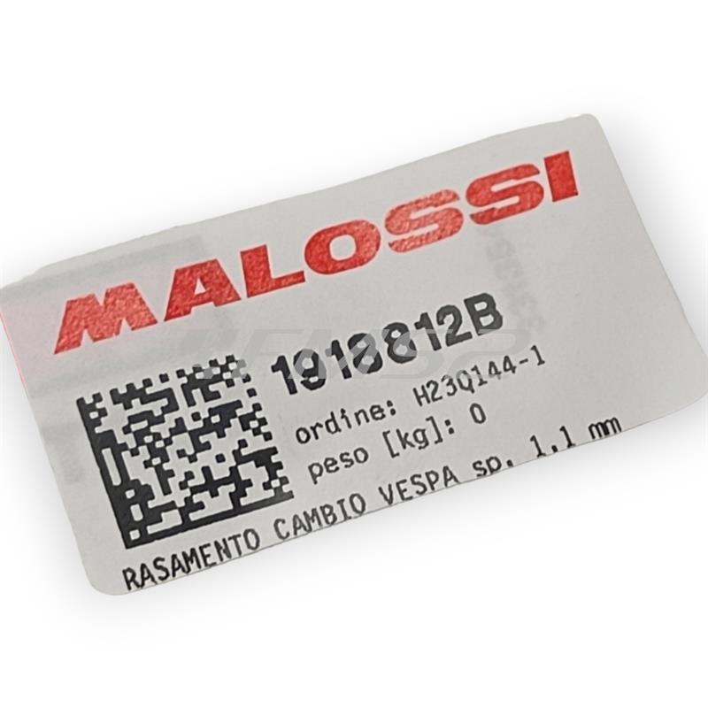 Rasamento cambio vespa sp. 1,1 mm, ricambio 1918812B