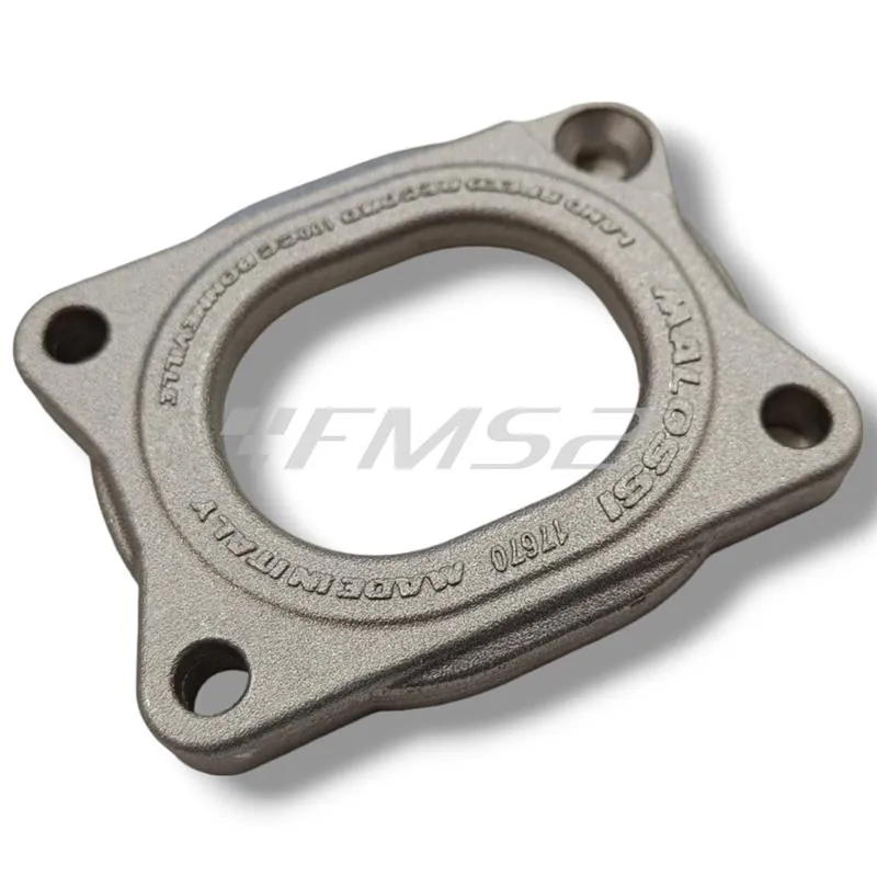 Collettore Malossi X360 Bonneville completo di basetta in alluminio per carburatori diametro 32 e 34 con montaggio su carter Malossi C-One e RC-One Piaggio e Minarelli, ricambio 2017669