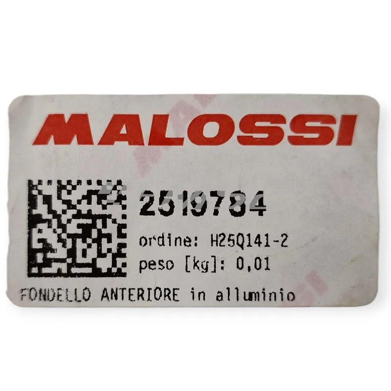 2519784 Fondello anteriore in alluminio per silenziatore Ø60 mm Malossi – Compatibile con scarichi Malossi 2T