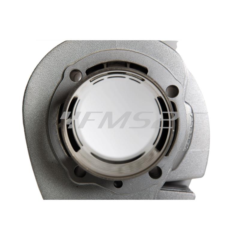 Gruppo termico Malossi MHR in alluminio con diametro 68,5 mm CVF2 e spinotto da 16 mm e corsa 57 mm completo di testa per Piaggio Vespa Cosa 1 e 2 200 cc, P200E, e PX200E tutte le versioni 200 cc, ricambio 3116349