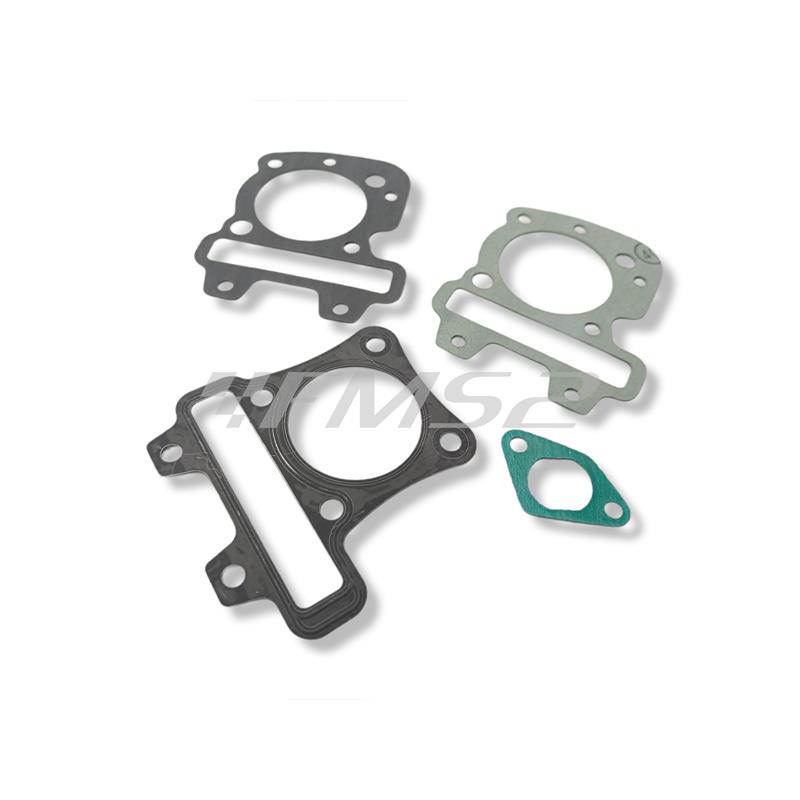 Cilindro Malossi in alluminio con diametro 49 mm e spinotto 13 mm per motori Piaggio scooter 4 tempi raffreddati ad aria, ricambio 3117771