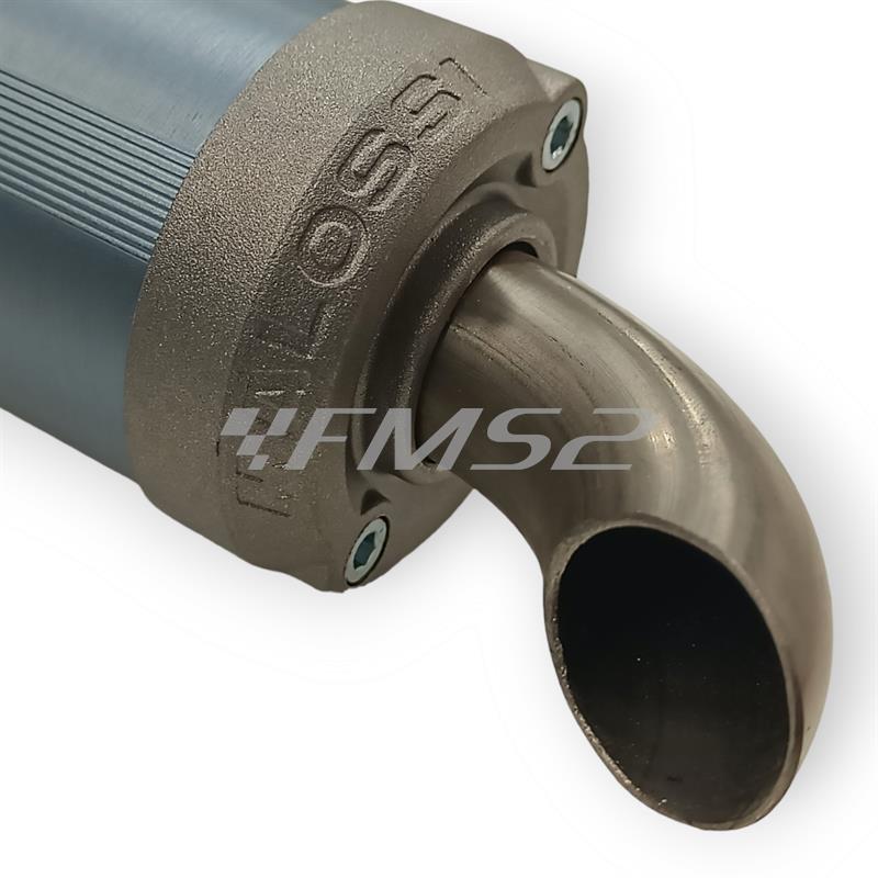 Marmitta Malossi moped racing mhr per ciclomotori Piaggio Ciao, Bravo, Si, Super Bravo, Boxer elaborati con gruppo termico Big Deps 3 o 4 prigionieri, ricambio 3217479