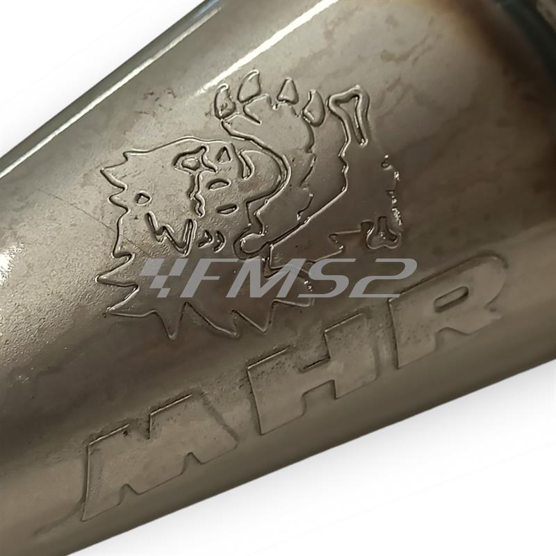 Marmitta Malossi moped racing mhr per ciclomotori Piaggio Ciao, Bravo, Si, Super Bravo, Boxer elaborati con gruppo termico Big Deps 3 o 4 prigionieri, ricambio 3217479