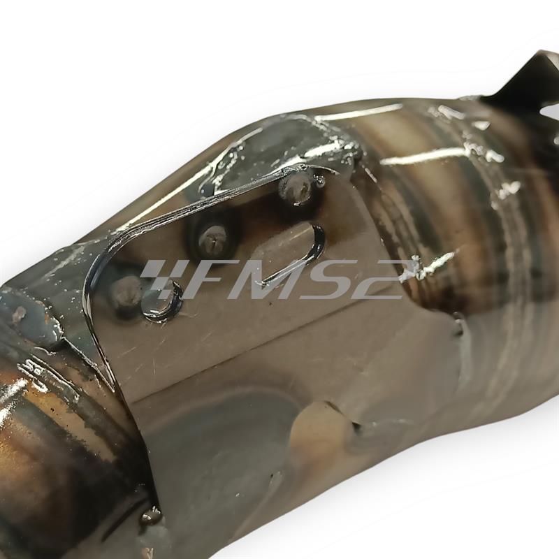 Marmitta Malossi moped racing mhr per ciclomotori Piaggio Ciao, Bravo, Si, Super Bravo, Boxer elaborati con gruppo termico Big Deps 3 o 4 prigionieri, ricambio 3217479