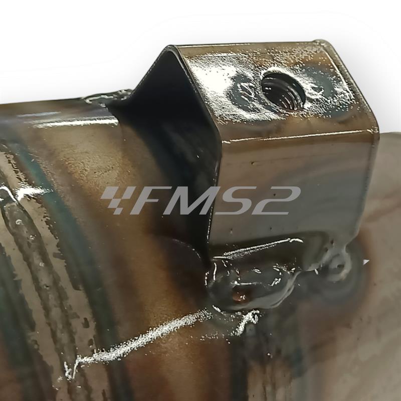Marmitta Malossi moped racing mhr per ciclomotori Piaggio Ciao, Bravo, Si, Super Bravo, Boxer elaborati con gruppo termico Big Deps 3 o 4 prigionieri, ricambio 3217479