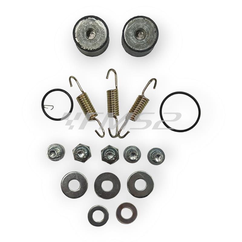 Marmitta Malossi moped racing mhr per ciclomotori Piaggio Ciao, Bravo, Si, Super Bravo, Boxer elaborati con gruppo termico Big Deps 3 o 4 prigionieri, ricambio 3217479
