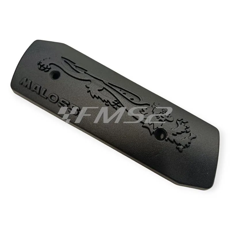 Paracalore Malossi in metallo verniciato nero per marmitte scooter modello wild lion tipo originale tutte le versioni, ricambio 3217845