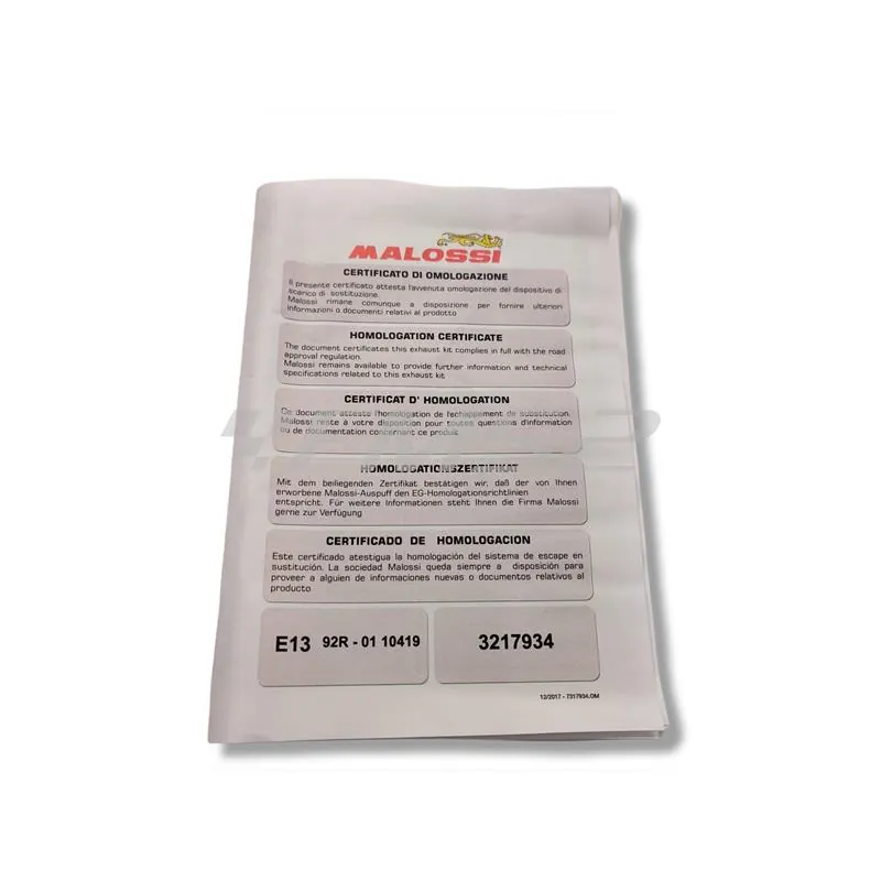 Silenziatore Malossi Maxi Wild Lion black con fondello in carbonio e per utilizzo collettori originali maxi scooter Kymco AK 550 euro 5 prodotti dal 2021 in poi (SBA1), ricambio 3217934