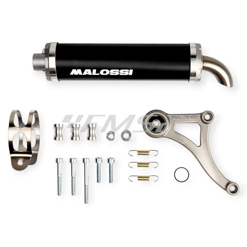 3219161 Marmitta Scooter Racing MHR Team 3 Malossi per cilindri 47,6 mm - 70cc Testa Rossa 