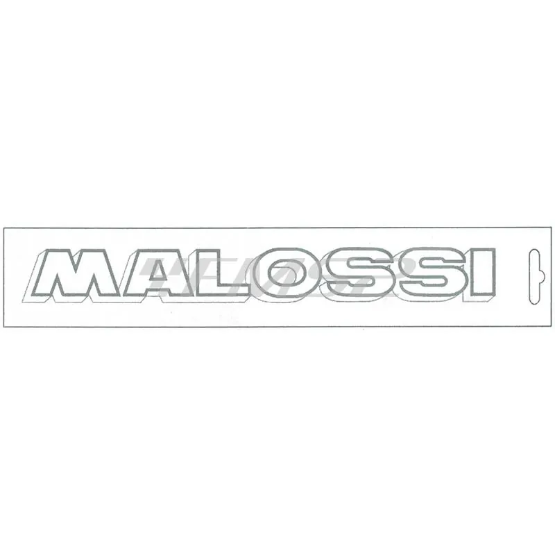 Adesivo Malossi cromato lungo cm.22, ricambio 3311439