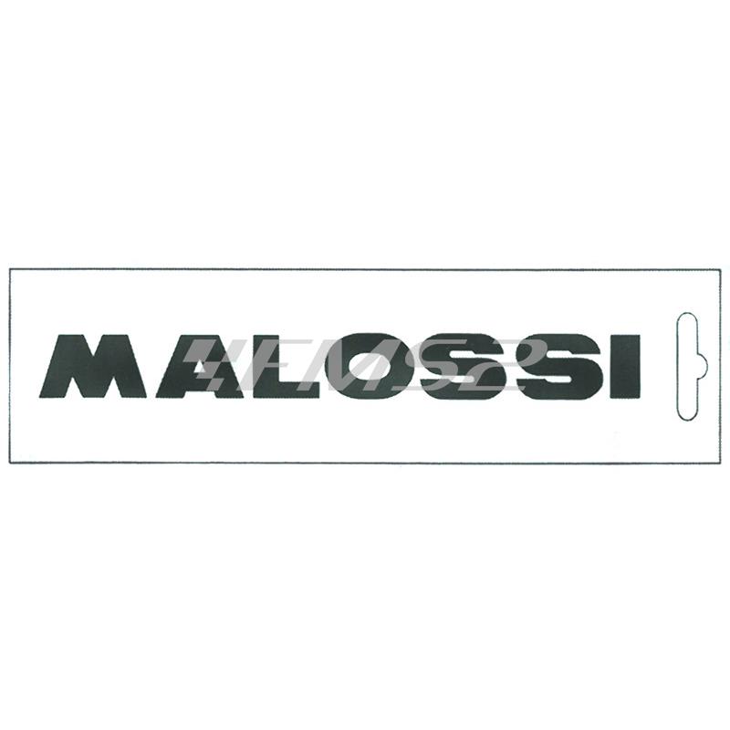 Adesivo scritta Malossi nera, ricambio 3312651