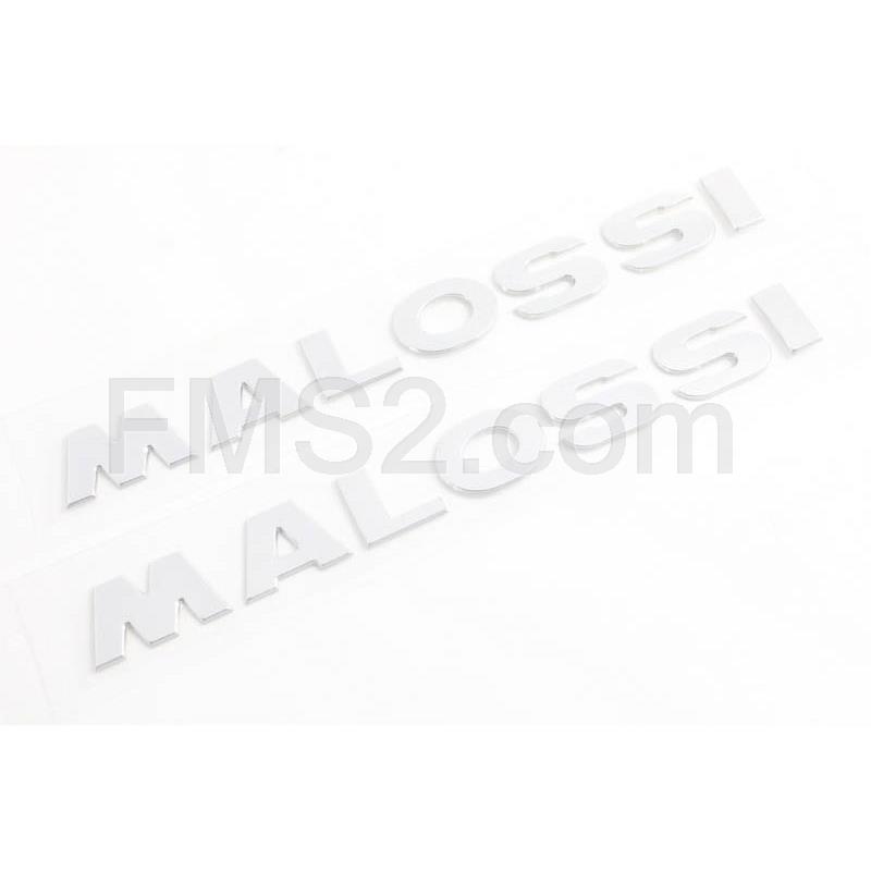 Adesivo Malossi - 3d - silver, ricambio 3313735S0