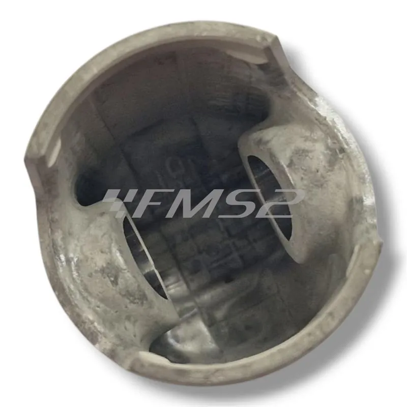 Pistone Malossi MHR selezione A con diametro 40,3 mm e spinotto 12 mm mono fascia rettangolare cromata per gruppi termici Malossi in alluminio Minarelli AM6, ricambio 3412203A0