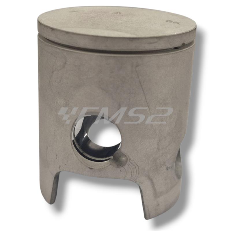 Pistone Malossi MHR selezione 0 con diametro 40,3 mm e spinotto 12 mm mono fascia rettangolare cromata per gruppi termici Malossi in alluminio Minarelli AM6, ricambio 3412203