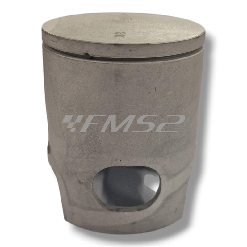 Pistone Malossi MHR selezione 0 con diametro 40,3 mm e spinotto 12 mm mono fascia rettangolare cromata per gruppi termici Malossi in alluminio Minarelli AM6, ricambio 3412203
