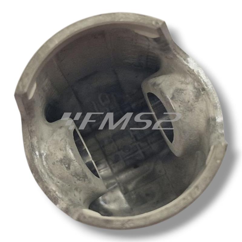 Pistone Malossi MHR selezione 0 con diametro 40,3 mm e spinotto 12 mm mono fascia rettangolare cromata per gruppi termici Malossi in alluminio Minarelli AM6, ricambio 3412203