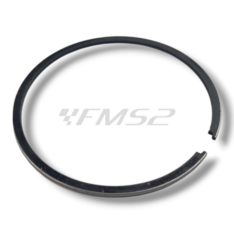 Pistone Malossi MHR selezione 0 con diametro 40,3 mm e spinotto 12 mm mono fascia rettangolare cromata per gruppi termici Malossi in alluminio Minarelli AM6, ricambio 3412203