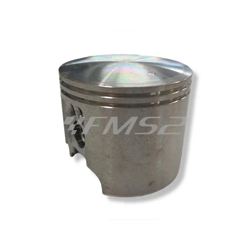 Pistone Malossi bifascia in alluminio con diametro 57,5 mm e spinotto diametro 12 mm per Vespa 50 - Vespa 50 Special - Vespa PK 50 - Ape 50, ricambio 345327