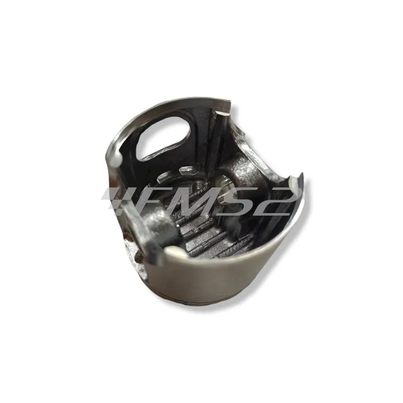 Pistone Malossi bifascia in alluminio con diametro 57,5 mm e spinotto diametro 12 mm per Vespa 50 - Vespa 50 Special - Vespa PK 50 - Ape 50, ricambio 345327