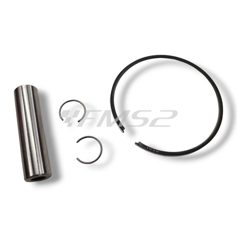 Pistone 47.6 spinotto 10 mm segmento 1 semitrapezioidale Malossi, ricambio 348704