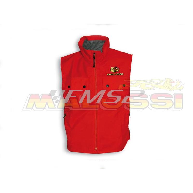 Gilet Malossi multitasche rosso (taglia M), ricambio 411207640