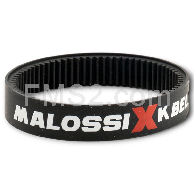 Braccialetto Malossi XK Belt in gomma di colore nero, ricambio 4118422BF