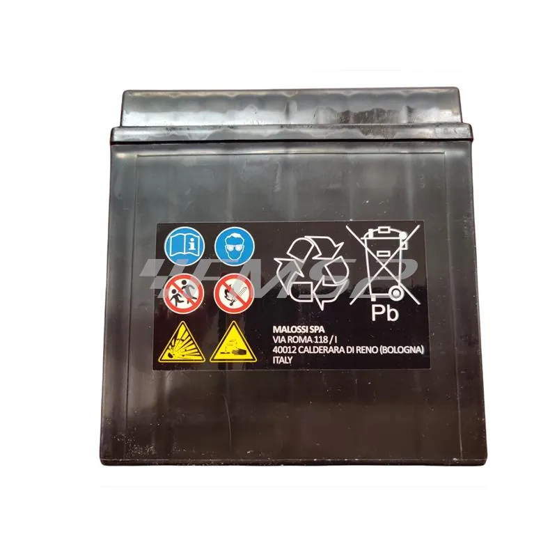 4418917 Batteria Malossi modello MB9-B sigillata in gel senza manutenzione e già attivata e pronta all'uso