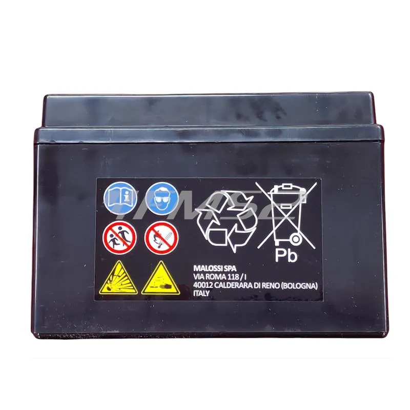 4418921 Batteria Malossi modello MTX9-BS sigillata in gel senza manutenzione e già attivata e pronta all'uso