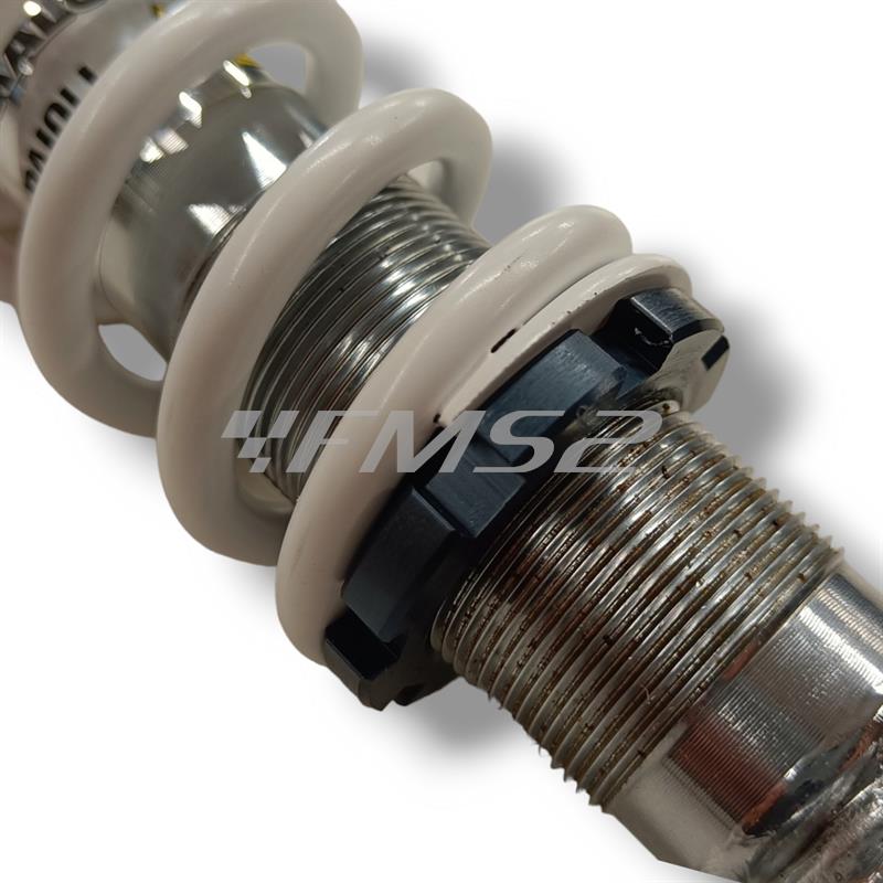 Ammortizzatore anteriore Malossi modello RS3 regolabile nel precarico molla, per Piaggio Vespa 50 Special, 50 R, N, L, 125 Primavera e 125 ET3, PK 50 e 125 1° serie, ricambio 4614616