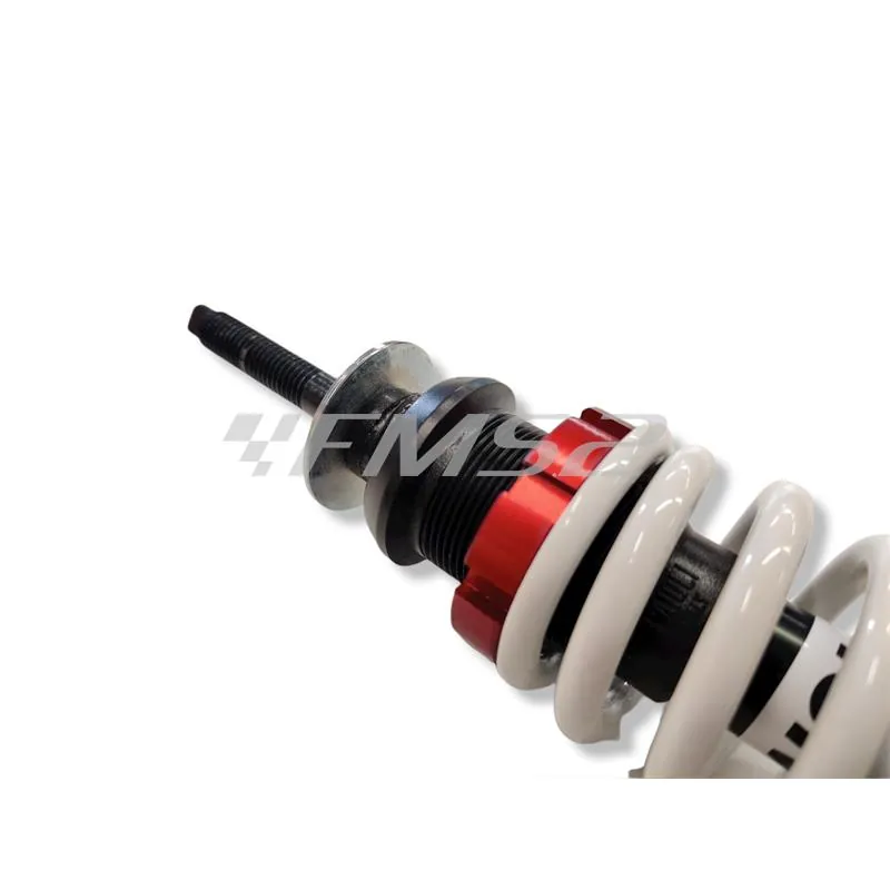 Ammortizzatore posteriore Malossi modello rs1 con interasse da 320 mm per scooter 50 cc con motore Piaggio aria e liquido, ricambio 4615432