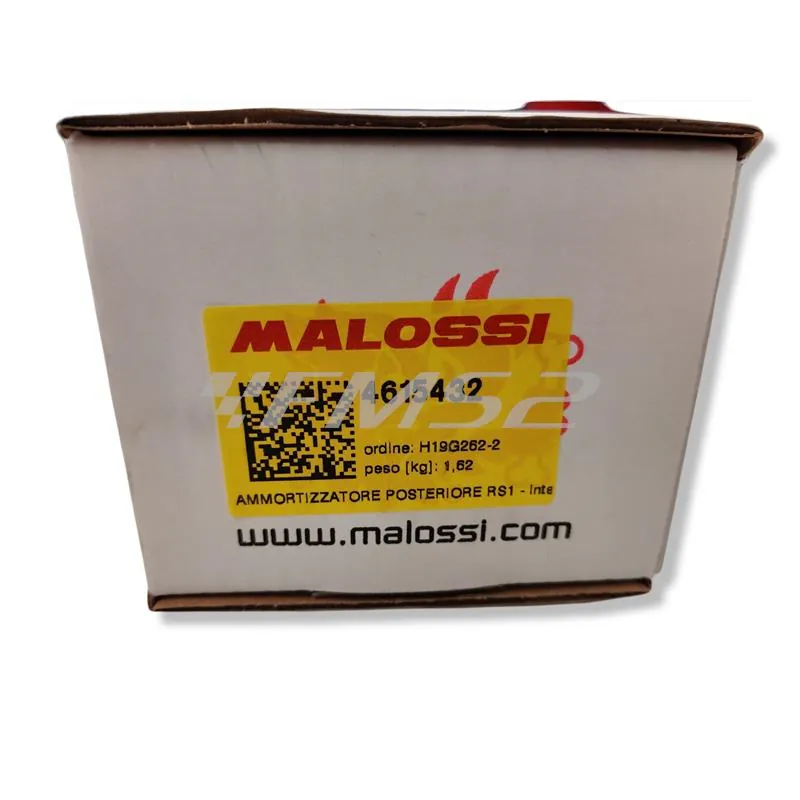 Ammortizzatore posteriore Malossi modello rs1 con interasse da 320 mm per scooter 50 cc con motore Piaggio aria e liquido, ricambio 4615432