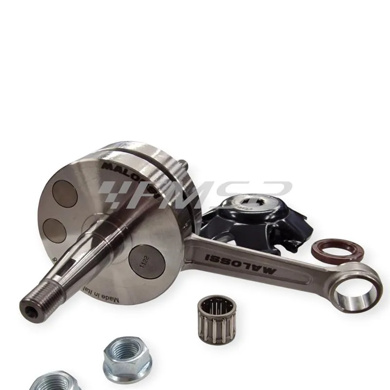 Albero Motore Malossi MHR Team Spinotto 14 Biella 100 mm corsa 47 mm per utilizzo con cilindri Malossi 100 cc – Codice 5320369 – Compatibile Piaggio, Aprilia, Gilera e Derbi scooter