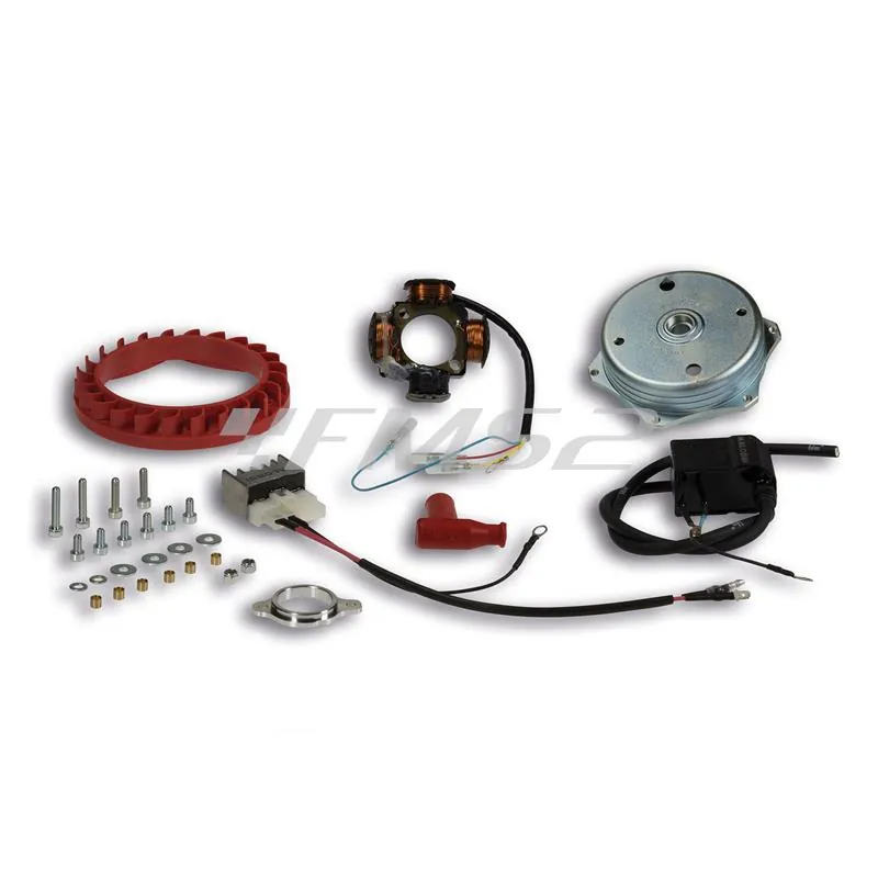 Accensione a rotore Malossi power per ciclomotori Piaggio Ciao, Si, Bravo,Boxer, Grillo, Superbravo, ricambio 5517192