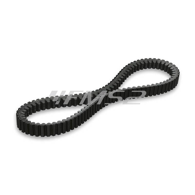 Cinghia di trasmissione Malossi X Kevlar Belt per maxi scooter (dimensione 22,6x13x834 mm, angolo 28 gradi), ricambio 6113027