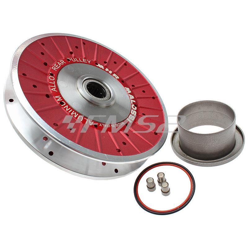 Correttore di coppia la furia rossa - rear pulley system mhr aluminum 134 piaggio Malossi, ricambio 6114582