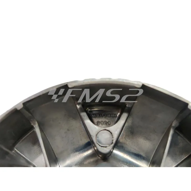 619020B Semipuleggia mobile Malossi per variatore multivar 2000 con rulli da 19 x 15,5 mm con motore Piaggio 50 aria e liquido prodotti dal 2000 in poi