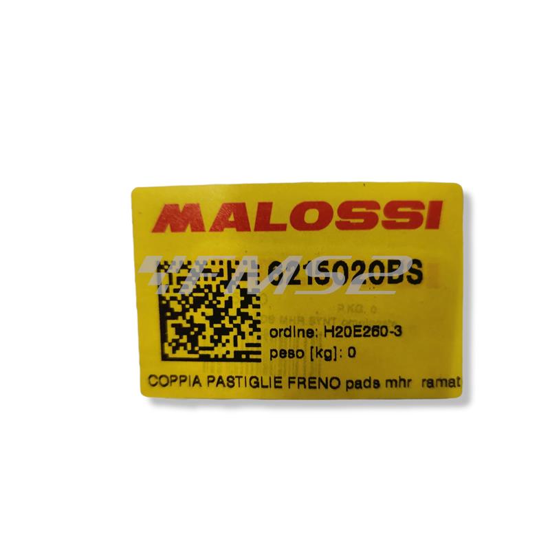 Brake pads mhr synt omologate, ricambio 6215020BS