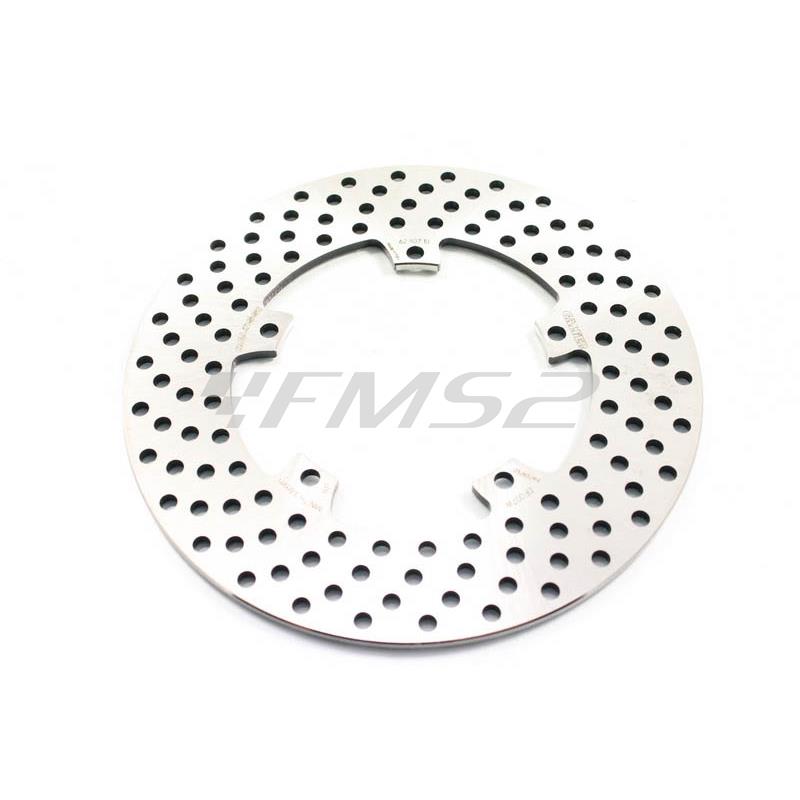 Disco freno Malossi millefori  brake power disc mhr per scooter Piaggio zip sp anteriore diametro 200mm spessore 4mm, ricambio 629078